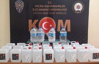 Manisa’da sahte içki ve uyuşturucu operasyonu