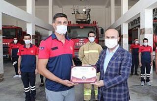 Mardin’de eğitimlerini başarıyla tamamlayan itfaiye...