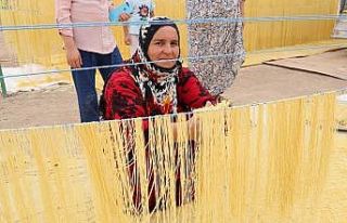 Mardin’de kadınların şehriye mesaisi başladı
