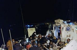 Marmaris açıklarında 87 sığınmacı kurtarıldı