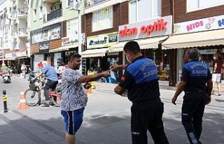 Marmaris’te turistlere maske uyarısı