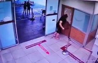 Maske takmayan kadın hastanede adeta terör estirdi