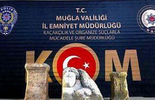 Menteşe’de tarihi eser operasyonu