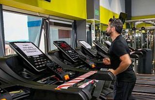 Meram Belediyesi spor tesislerinde kış kayıtları...