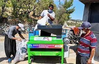 Mersin Büyükşehir Belediyesi’nden badem üreticilerine...