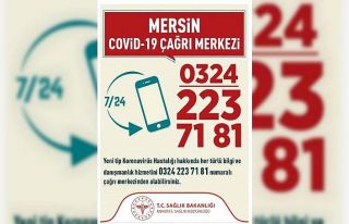 Mersin’de Covid-19 çağrı merkezi hizmete girdi