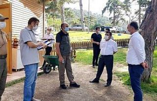 Mesire alanlarında Korona virüs denetimi