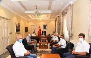 Milaslı muhtarlardan Vali Orhan Tavlı’ya ziyaret