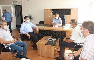 Milletvekili Tutdere, Başkan Olgun ile bir araya...