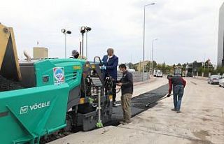 Mini asfalt makinası ile Melikgazi’de asfaltsız...