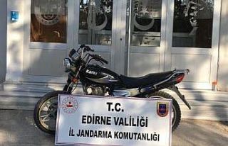 Motosiklet hırsızı yakalandı