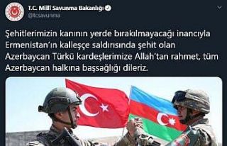 MSB: "Şehitlerimizin kanının yerde bırakılmayacağı...