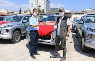 Muğla OBM araç parkına 80 yeni araç eklendi