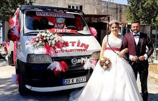 Muğla’nın en ’Çekici’ gelin arabası