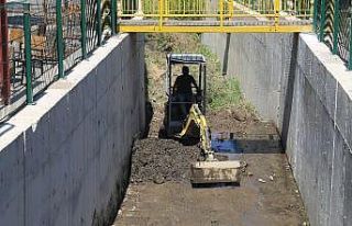 Muhtemel sel ve su baskınlarına karşı çalışmalar...