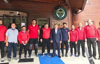 Musa Aydın’dan milli takıma ziyaret