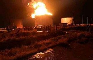 Musul’da petrol rafinesinde büyük yangın