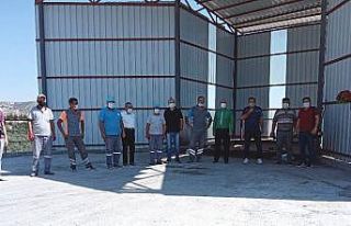 Mut’un çöpü geri dönüşüme gönderiliyor