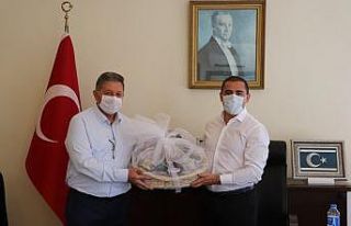 NTO Başkanı Arslan, Sultanhisar Kaymakamı Aydemir’i...