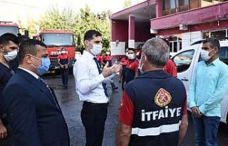 Nusaybin’de İtfaiyeciler Haftası kutlandı