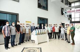 Öğrencilerin maskeleri İnegöl Belediyesi’nden