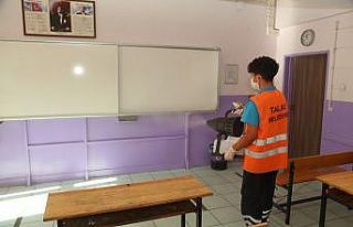 Okullarda ‘Yüz yüze eğitim’ temizliği