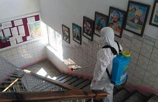 Ordu’da okulların 403 bin metrekare alanı dezenfekte...