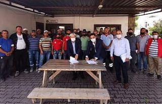 Osmaneli Belediyesi bünyesindeki şirket çalışanları...