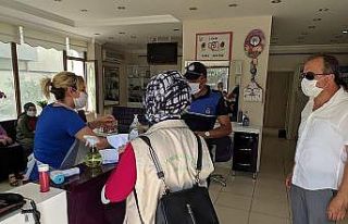 Osmaneli’de polis ve jandarmadan maske denetimi