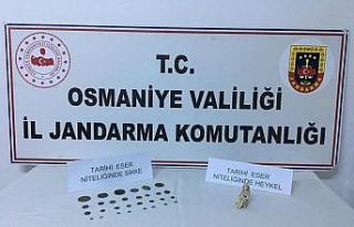Osmaniye’de tarihi eser operasyonu