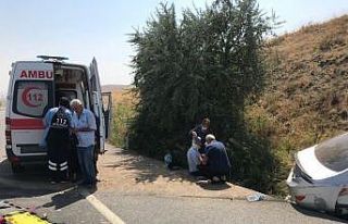 Otomobil yoldan çıktı: 2’si ağır 5 yaralı