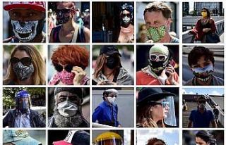 (ÖZEL HABER) İstanbul sokaklarında ilginç maske...