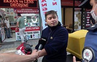 (Özel)- Tuzla’da maskesiz şahıstan polise tehdit