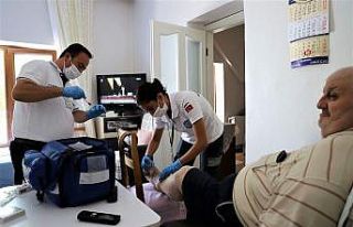 Pandemi sürecinde 10 Bin tıbbi bakım gerçekleşti