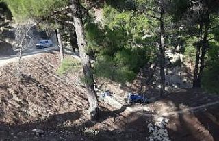Patpat motoru uçuruma yuvarlandı: 1 ölü, 2 yaralı