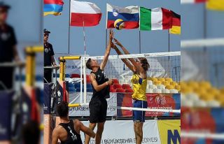 Plajda heyecan devam ediyor