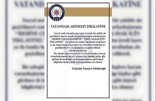 Polisten vatandaşlara sanal dolandırıcılık uyarısı