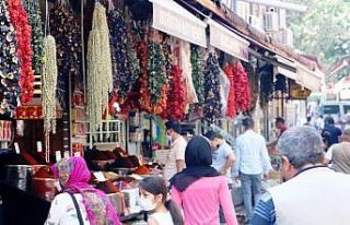 Rengarenk ’Urfa kurutmalıkları’ tezgahları...