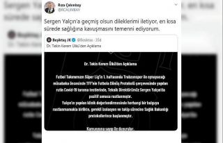 Rıza Çalımbay’dan Sergen Yalçın’a geçmiş...