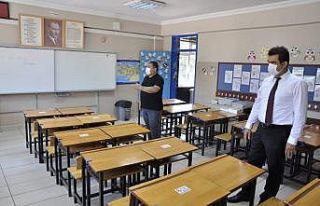 Safranbolu’da okullar yüz yüze eğitim hazır