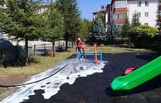 Safranbolu’da temizlik çalışması