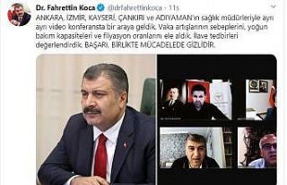 Sağlık Bakanı Koca’dan İl Sağlık Müdürü...