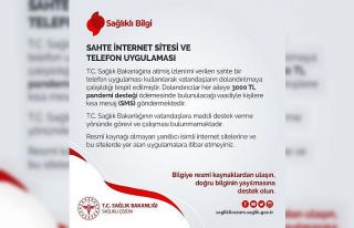 Sağlık Bakanlığı sahte telefon uygulamalarına...