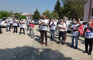 Sağlık çalışanları alkışları bakanlık yetkililerine...