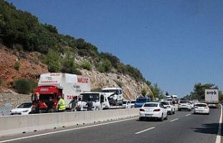 Sakar rampasında zincirleme kaza