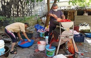Salça yapan kadınların yüzünü güldüren teknoloji