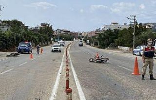 Samandağ’da motosikletler çarpıştı: 2 yaralı