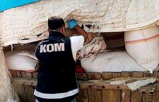 Samanlıkta uyuşturucu aradılar