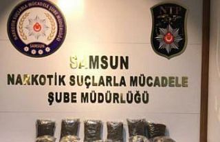 Samsun’da 16 kilo 410 gram bonzai ele geçti: 6...