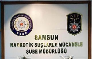 Samsun’da 1 kilo 398 gram esrar ele geçirildi